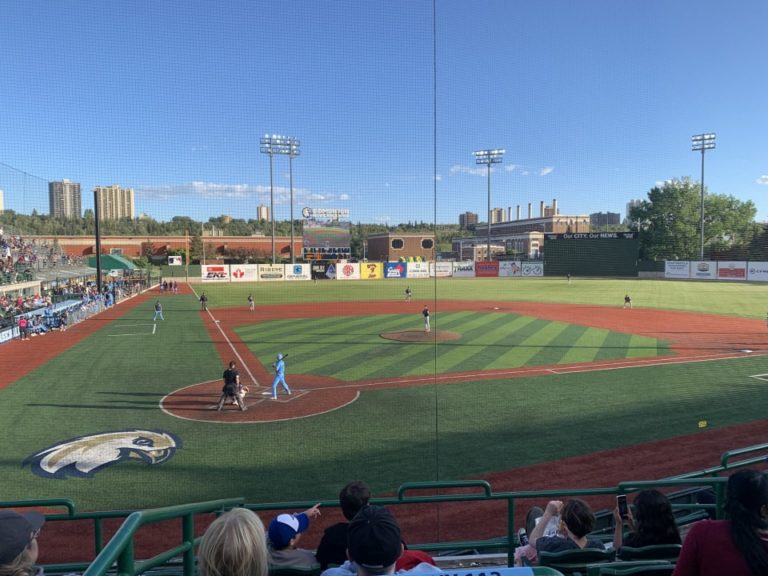 Edmonton Riverhawks Baseball Diamond