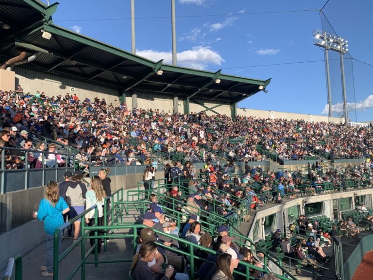 Edmonton Riverhawks Home Opener Crowd