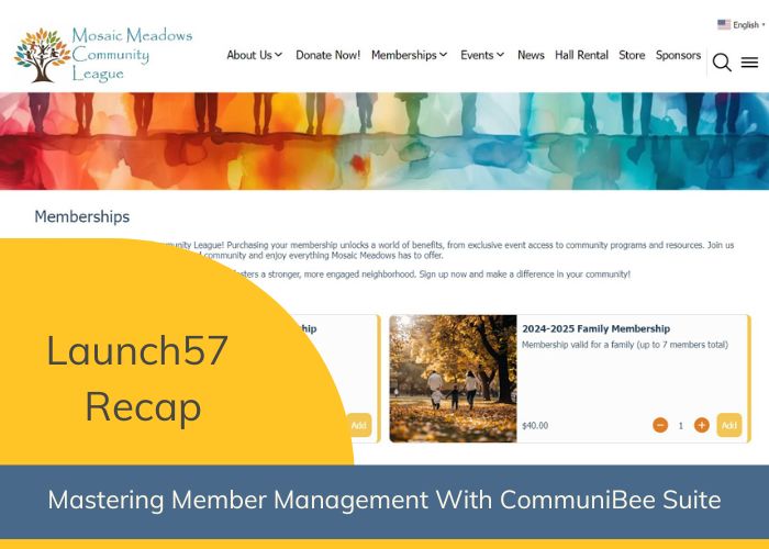 Launch57 Recap: CommuniBee's Member Management